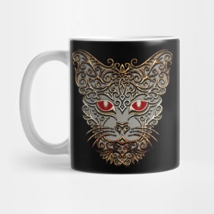 Decorative cat head Mug